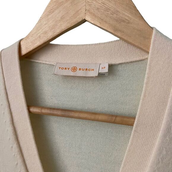 Tory Burch Simone Button-Down Cardigan Sweater in Size Small - Picture 11 of 13